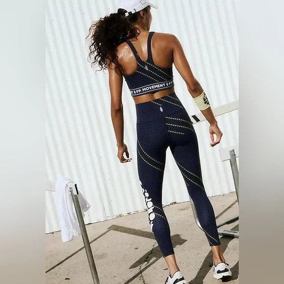 Free People Movement by Free People Never Better Logo Leggings size:S - Picture 5 of 8